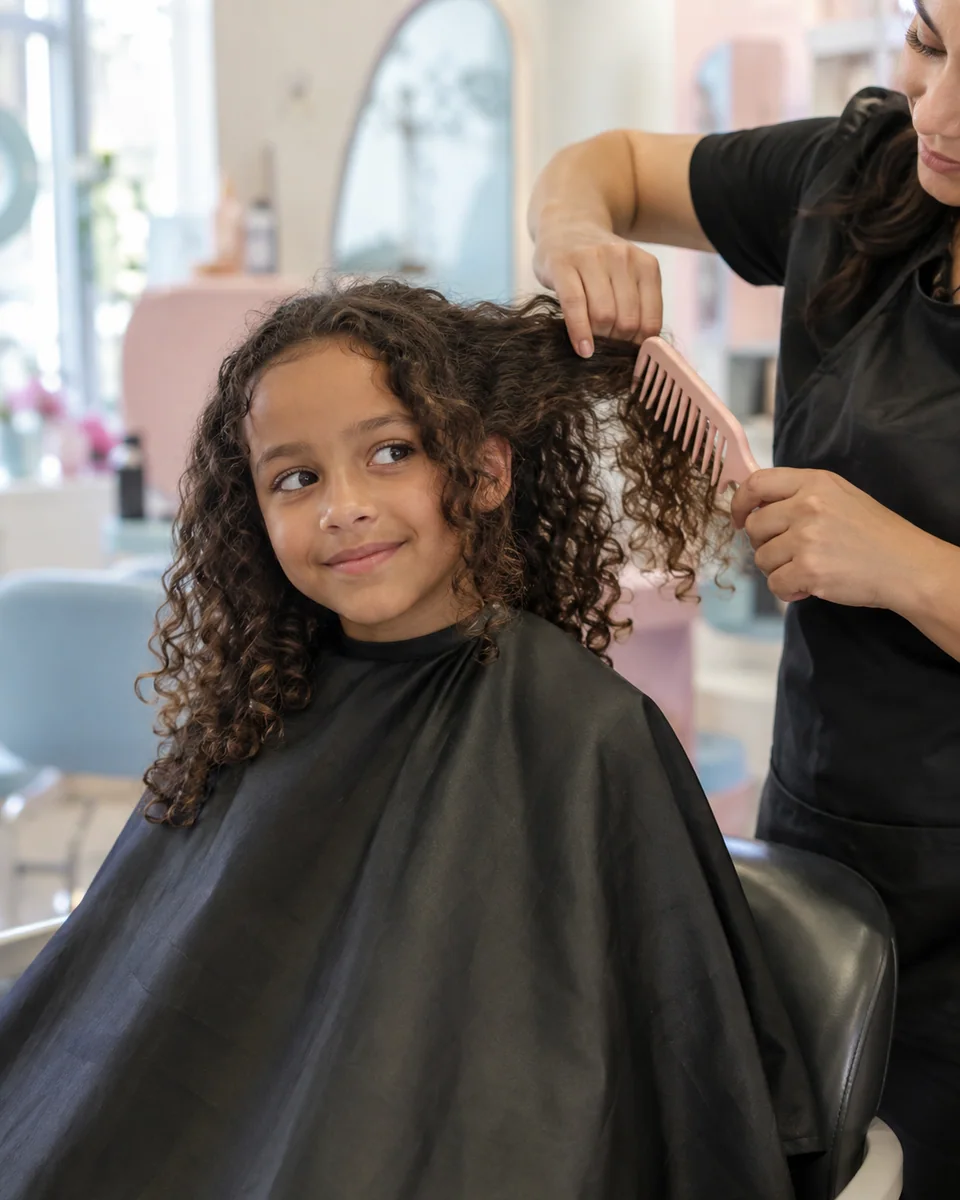 Comb Out / Detangle — illustrative salon photograph
