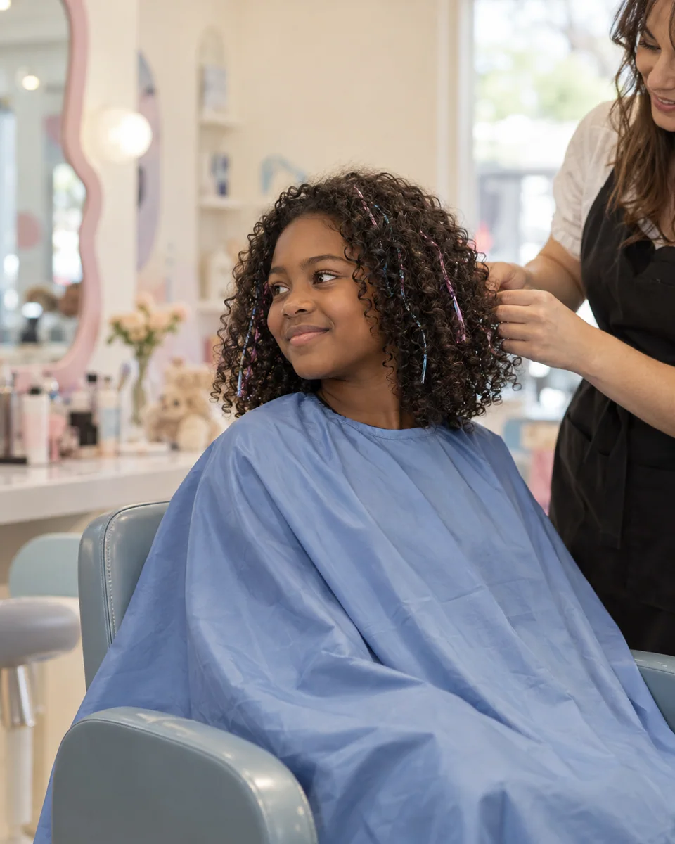 Hair Tinsels — illustrative salon photograph