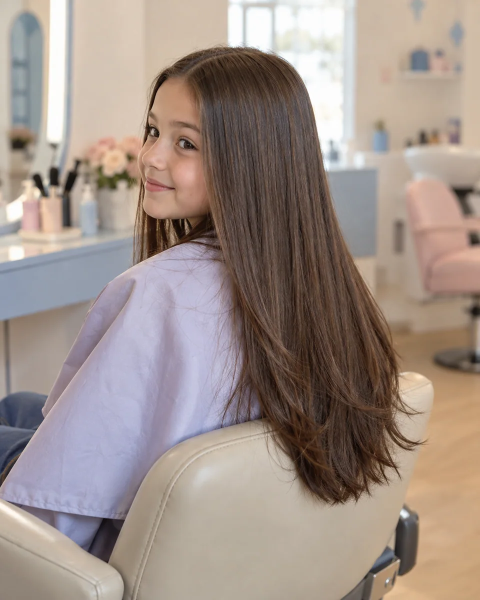 Long Hair Blowout — illustrative salon photograph