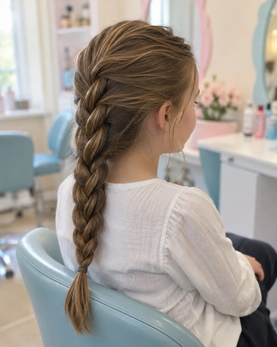 Long Hair Braid — illustrative salon photograph