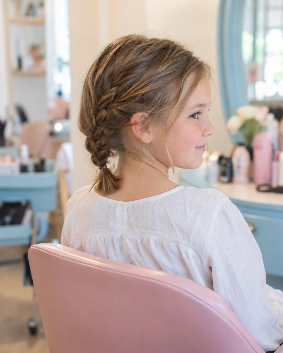 Medium Hair Braid — illustrative salon photograph