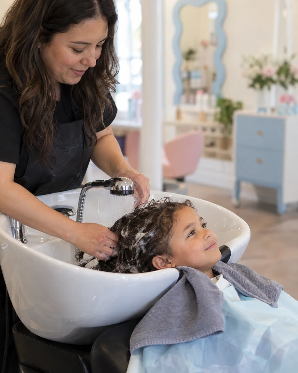 Shampoo Only — illustrative salon photograph