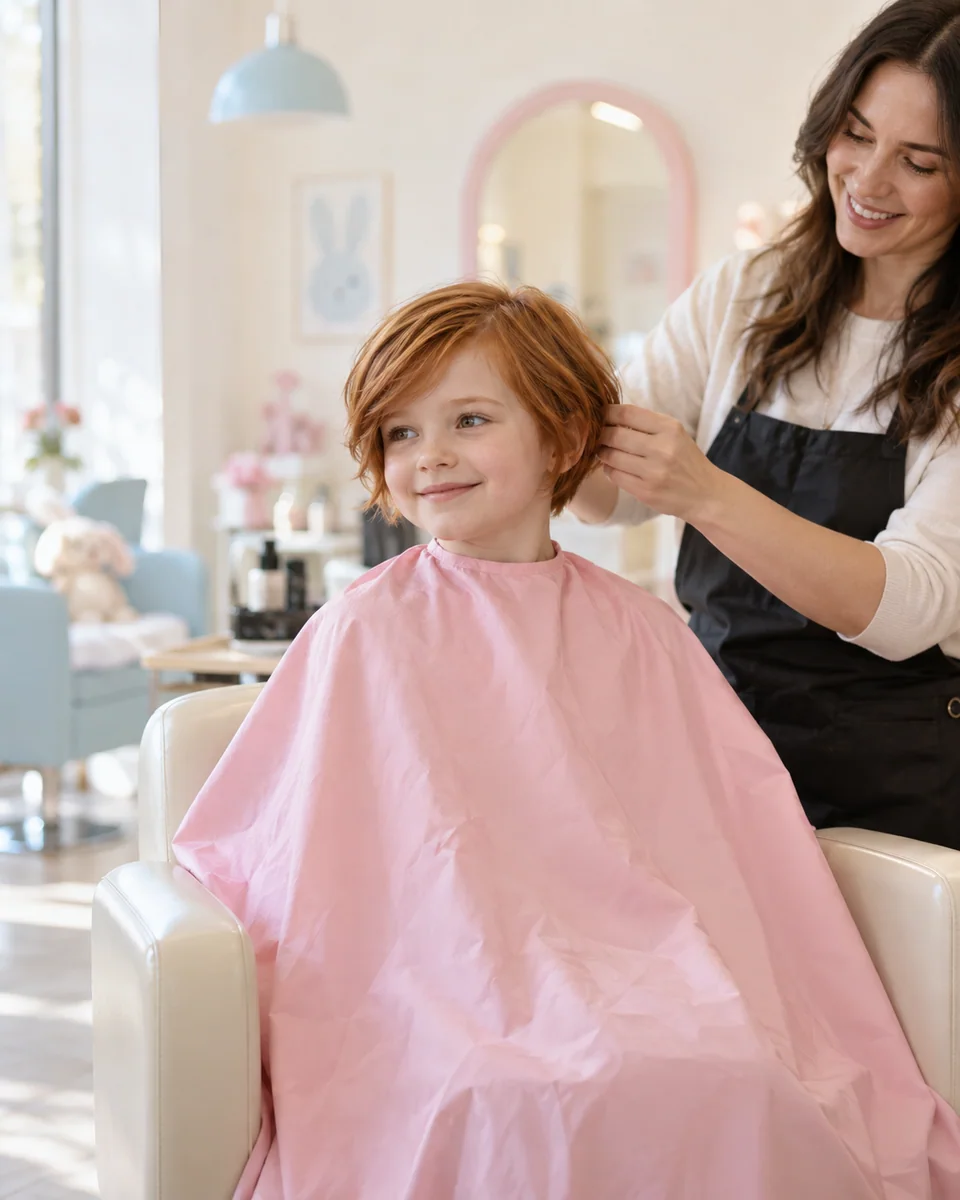 Short Hair Blowout — illustrative salon photograph