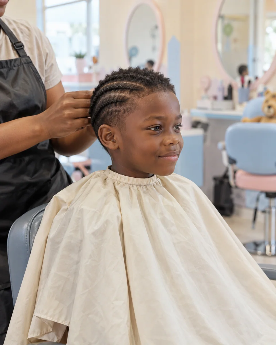 Short Hair Braid — illustrative salon photograph